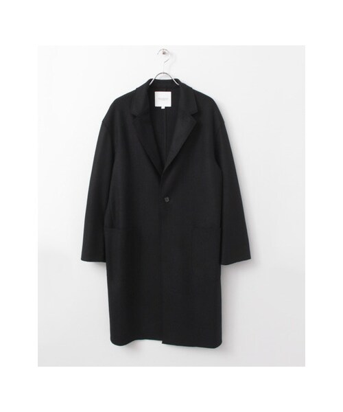 URBAN RESEARCH(アーバンリサーチ)の「ウールオーバーコート(ジャケット/アウター・メンズ・BLACK/GRAY/KHAKI・M/L)」の1枚目の写真