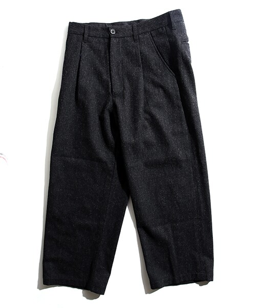 FREAK'S STORE(フリークスストア)の「ウールタックガウチョパンツ(パンツ・メンズ・チャコールグレー/ブラック/ボーダー/ストライプ/その他/柄6・M/L)」の8枚目の写真