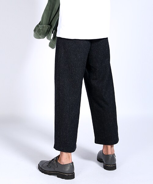 FREAK'S STORE(フリークスストア)の「ウールタックガウチョパンツ(パンツ・メンズ・チャコールグレー/ブラック/ボーダー/ストライプ/その他/柄6・M/L)」の7枚目の写真