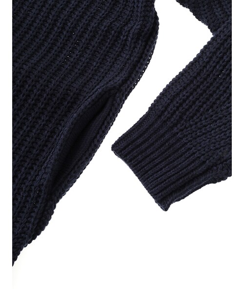 w closet（ダブルクローゼット）の「片畦ロングカーディガン（トップス・レディース・オフホワイト/ベージュ/ネイビー・FREE）」の9枚目の写真