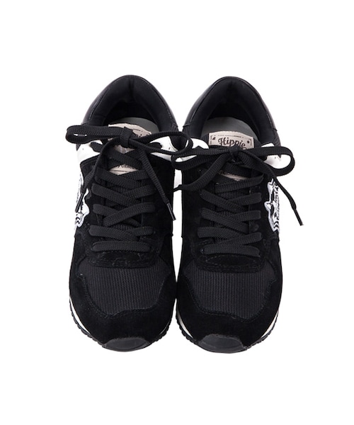 gracegift（グレースギフト）の「Hippie徽章內增高休閒鞋（シューズ・レディース・黑/灰・35/36/37/38/39/40/41）」の3枚目の写真