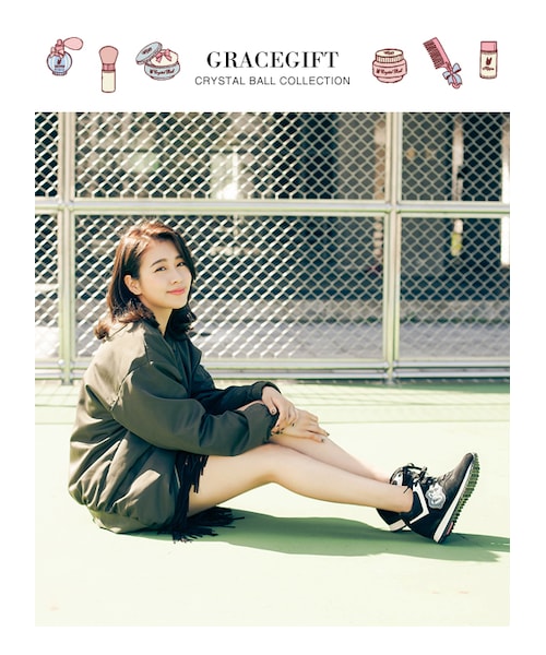 gracegift（グレースギフト）の「Hippie徽章內增高休閒鞋（シューズ・レディース・黑/灰・35/36/37/38/39/40/41）」の10枚目の写真