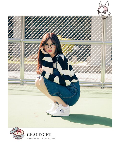 gracegift（グレースギフト）の「Hippie徽章內增高休閒鞋（シューズ・レディース・白・35/36/37/38/39/40/41）」の8枚目の写真