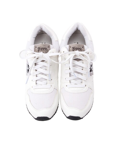 gracegift（グレースギフト）の「Hippie徽章內增高休閒鞋（シューズ・レディース・白・35/36/37/38/39/40/41）」の3枚目の写真