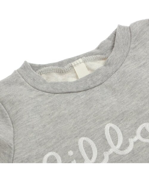 apres les cours（アプレレクール）の「◎裾フリルRibbonトレーナー（トップス・キッズ・グレー/ネイビーブルー・80/90/100/110/120/130/140）」の5枚目の写真