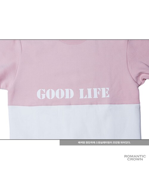 ROMANTIC CROWN（ロマンティッククラウン）の「goodlife crewneck_pink（その他・メンズ・기타）」の4枚目の写真