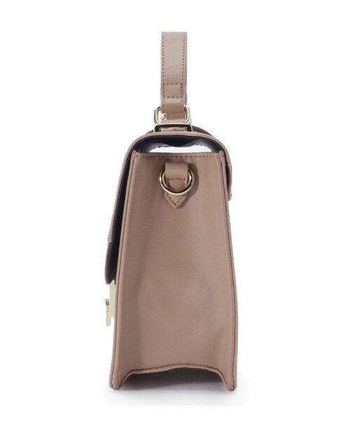 PAGEBOY（ページボーイ）の「2wayフラップハンドバッグ（バッグ・レディース・ブラック/ベージュ/ブラック系）」の6枚目の写真