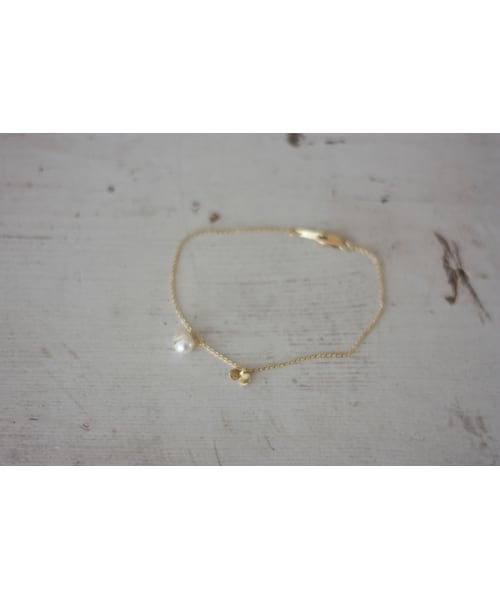 atelier bloom（アトリエブルーム）の「淡水パールちょうちょブレスレット（ネックレス・レディース・その他）」の2枚目の写真