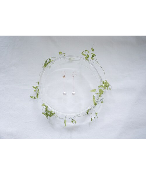 atelier bloom(アトリエブルーム)の「大粒淡水パールちょうちょピアス/2016SS(ピアス(両耳用)・レディース・その他)」の2枚目の写真