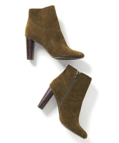 DRWCYS（ドロシーズ）の「ラウンドスクエアショートブーツ（ブーツ・レディース・ブラック/キャメル/カーキ/ネイビー・M/L）」の3枚目の写真