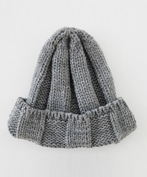 DHOLIC（ディーホリック）の「9colorsシンプルニットビーニー（ニットキャップ/ビーニー・レディース・カーキ/グレー/ネイビー/ブラック/ブラックグレー/ブルー/ベージュ/レッド/ワイン・FREE）」の3枚目の写真