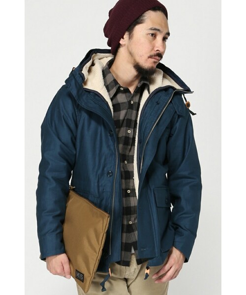 JOURNAL STANDARD ファー付きボアライニングジャケット カーキ　M JOURNAL STANDARD ファー付きボアライニングジャケット カーキ M