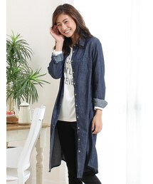 Honeys | デニムシャツワンピース(ワンピース/ドレス)