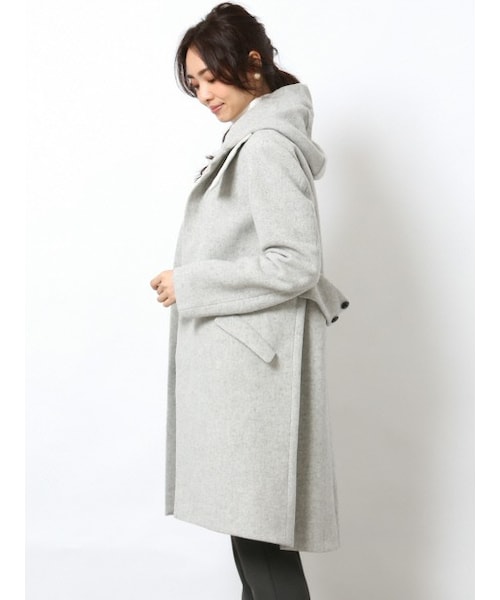 qualite（カリテ）の「ウール圧縮フードコート【予約】（その他）」 - WEAR