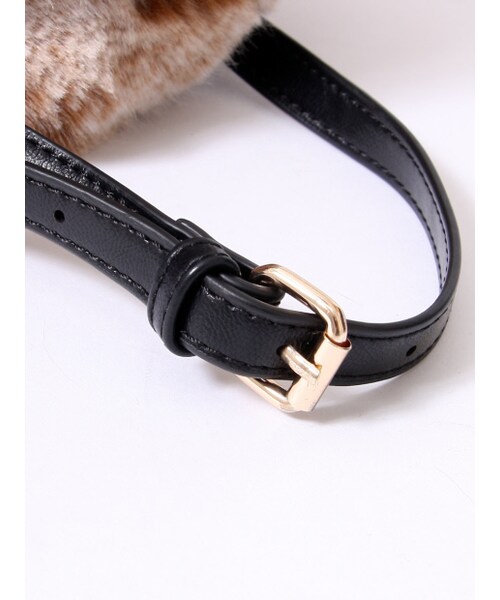 interstaple（インターステイプル）の「3WAYファーショルダー（トートバッグ・レディース・GRY/BG/CMF・F）」の10枚目の写真