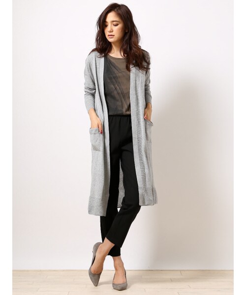 qualite(カリテ)の「【GOOD LUCK PANTS】ウールストレッチイージーパンツ(スラックス・レディース・ライトグレ-/チャコール/ブラック・0/1/2/3)」の14枚目の写真