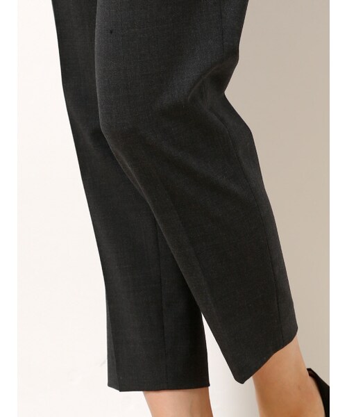 qualite(カリテ)の「【GOOD LUCK PANTS】ウールストレッチイージーパンツ(スラックス・レディース・ライトグレ-/チャコール/ブラック・0/1/2/3)」の9枚目の写真