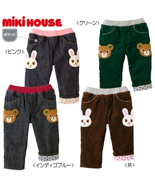 MIKI HOUSEミキハウスのミキハウス編みワッペンプッチー