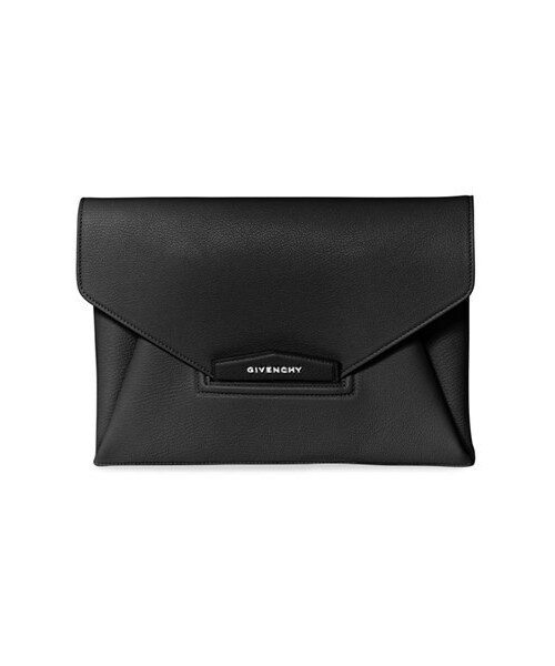 GIVENCHY（ジバンシイ）の「Givenchy 'Medium Antigona' Leather Envelope Clutch（クラッチバッグ・レディース・Green/Black・One Size）」の2枚目の写真