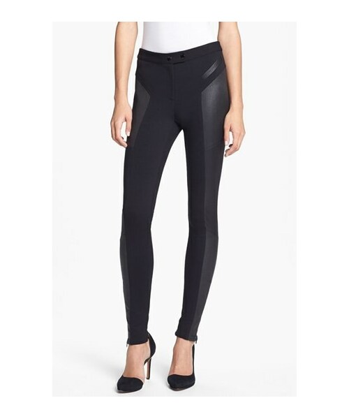 seamed ponte pants