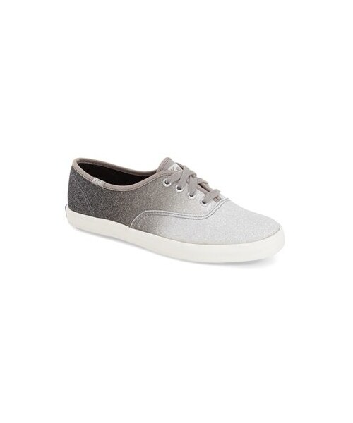 Keds（ケッズ）の「Keds® 'Champion - Ombré Glitter' Sneaker (Women)（スニーカー・レディース・Gray・10 M/11 M/5 M/5.5 M/6 M/6.5 M/7 M/7.5 M/8 M/8.5 M/9 M/9.5 M）」の1枚目の写真