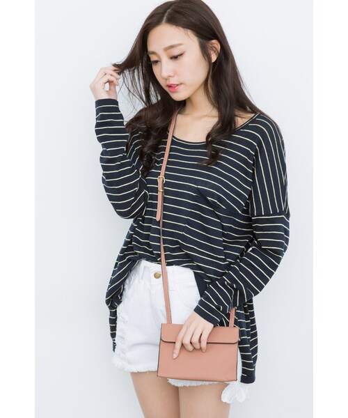 ORENDA（オレンダ）の「顯瘦蕾絲花邊刷破高腰牛仔短褲（パンツ・レディース・白/黑・S/M/L/XL）」の7枚目の写真