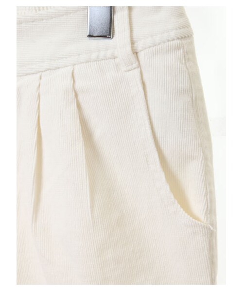 earth music&ecology（アースミュージックアンドエコロジー）の「＜WEB限定大きな・小さなサイズ＞コーデュロイロングパンツ（パンツ・アイボリー/キャメル/ネイビー・S/XL）」の7枚目の写真
