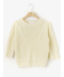 imvely | 七分丈ニットトップス(ニット/セーター)