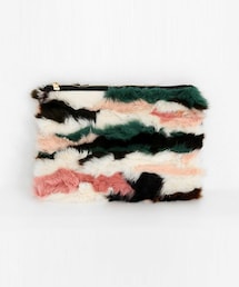 DHOLIC | ラビットファーランダムカラークラッチバッグ(クラッチバッグ)