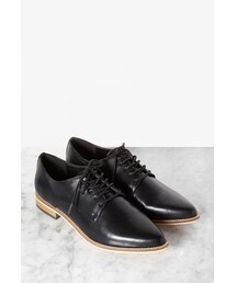 FOREVER 21 | FOREVER 21 Faux Leather Pointed-Toe Oxfords(シューズ)