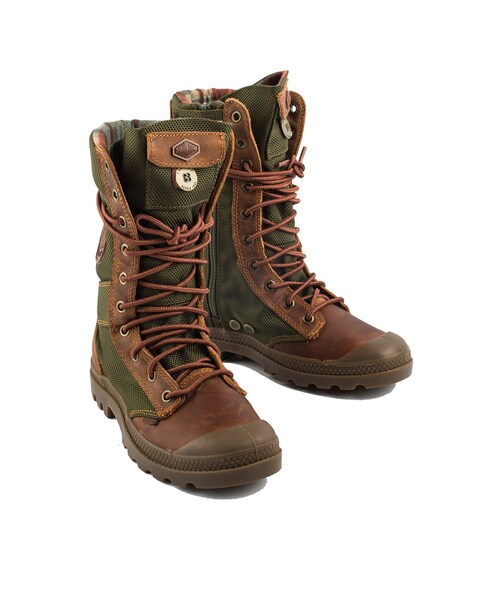 PALLADIUM(パラディウム)の「Pampa Tactical (Brown/Olive)(シューズ・レディース・Bridle Brown/Olive Drab・7/7.5/8/8.5/9/9.5/10/10.5/11)」の4枚目の写真