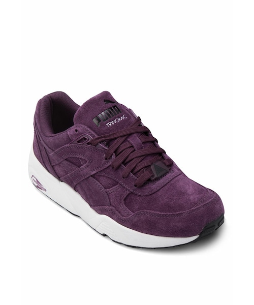puma trinomic r698 allover suede black