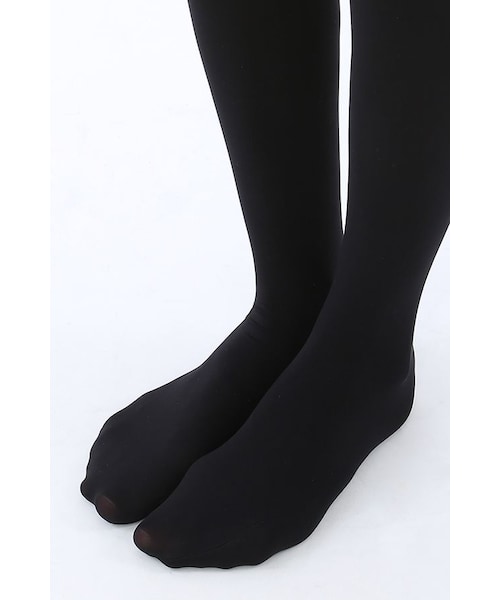 tutuanna（チュチュアンナ）の「(M-L)60デニールなめらかマットタイツ（靴下・レディース・黒・M～L(身長150～165cm,ヒップ85～98cm)）」の2枚目の写真