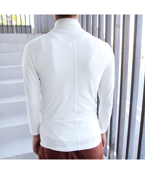 STORES.jp（ストアーズドットジェーピー）の「JIGSAW （ジグソー）  WARM JERSEY HI NECK T-SHIRT [メンズ&レディース]（Tシャツ/カットソー・レディース・その他）」の5枚目の写真