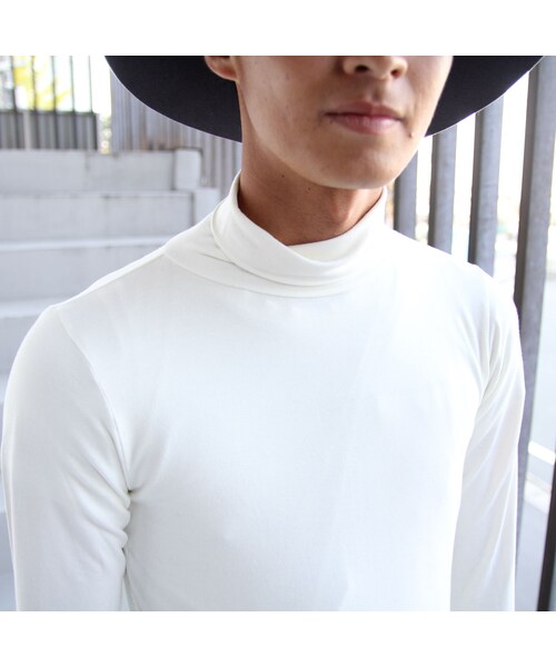STORES.jp（ストアーズドットジェーピー）の「JIGSAW （ジグソー）  WARM JERSEY HI NECK T-SHIRT [メンズ&レディース]（Tシャツ/カットソー・レディース・その他）」の4枚目の写真