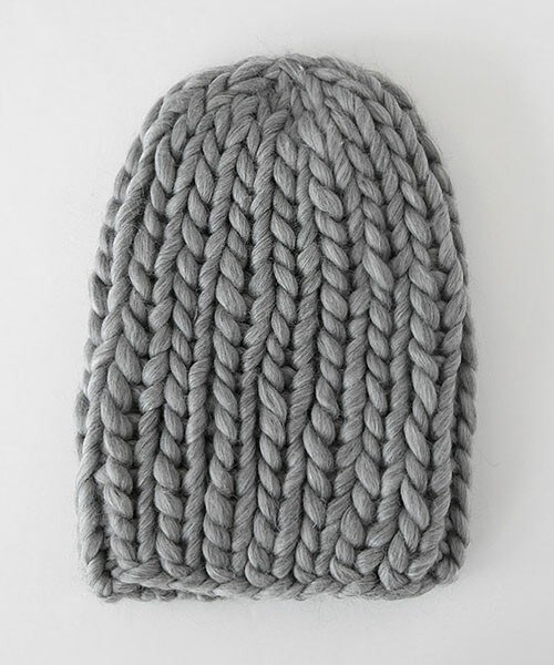 DHOLIC（ディーホリック）の「シックウールニットキャップ（ニットキャップ/ビーニー・レディース・アイボリー/グレー/ディープグリーン/ディープスカイブルー/ライトピンク・FREE）」の2枚目の写真