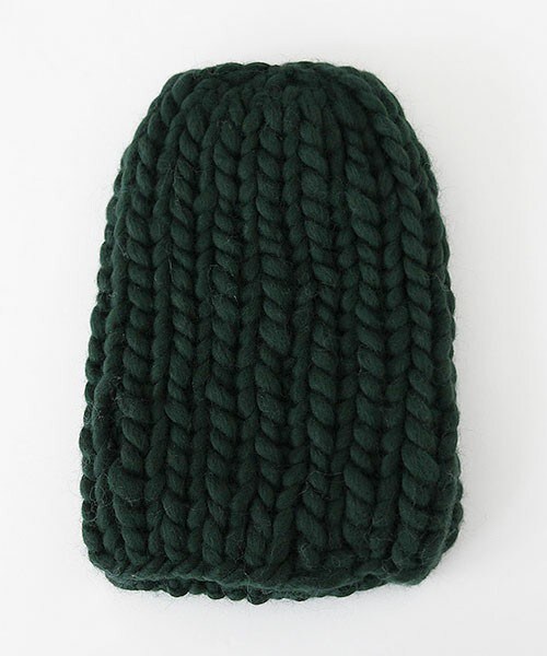 DHOLIC（ディーホリック）の「シックウールニットキャップ（ニットキャップ/ビーニー・レディース・アイボリー/グレー/ディープグリーン/ディープスカイブルー/ライトピンク・FREE）」の3枚目の写真