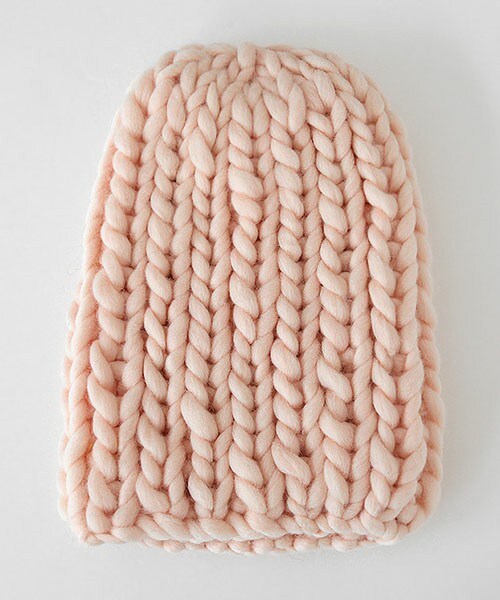 DHOLIC（ディーホリック）の「シックウールニットキャップ（ニットキャップ/ビーニー・レディース・アイボリー/グレー/ディープグリーン/ディープスカイブルー/ライトピンク・FREE）」の5枚目の写真