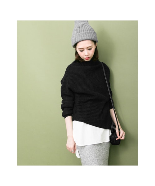 KBF（ケイビーエフ）の「アシンメトリーSETニット（）」 - WEAR