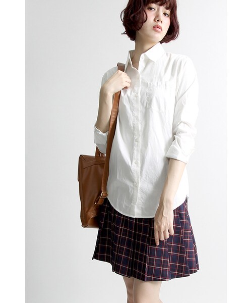 WEGO（ウィゴー）の「Checkered Pleated Mini Skirt（その他・white check/Blue Check/red check・F）」の2枚目の写真