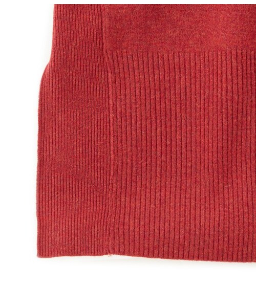 ADAM ET ROPE'（アダムエロペ）の「タートルニットロングワンピース（ワンピース/ドレス・レディース・ブラック/ベージュ/ワイン・38）」の9枚目の写真