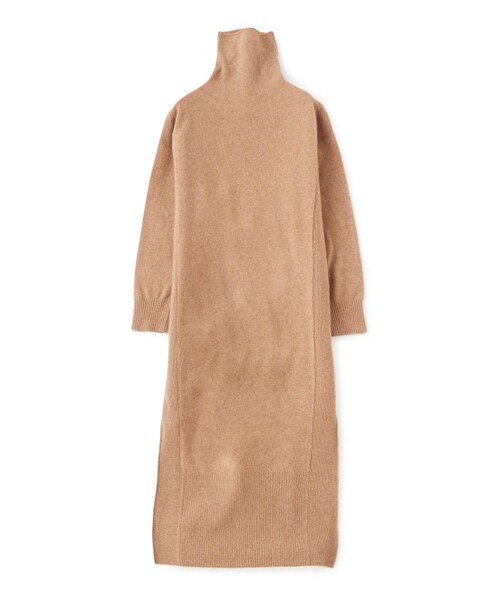 ADAM ET ROPE'（アダムエロペ）の「タートルニットロングワンピース（ワンピース/ドレス・レディース・ブラック/ベージュ/ワイン・38）」の3枚目の写真