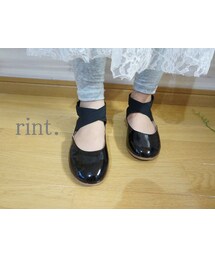 no brand | ＊sale＊ラスト1＊フィットエナメルシューズ ブラック《13㎝》(パンプス)
