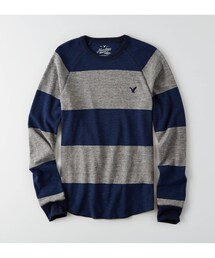 American Eagle | AEOヘリテージサーマルTシャツ(Tシャツ/カットソー)