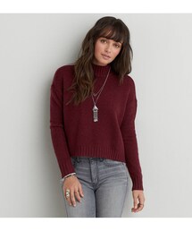 American Eagle | AEOハイネッククロップセーター(ニット/セーター)