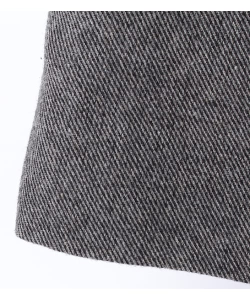 mysty woman(ミスティウーマン)の「ウール混ツイード2WAYコンビネゾン(オールインワン・サロペット・レディース・グレー系/ブラック/ブラック系)」の9枚目の写真