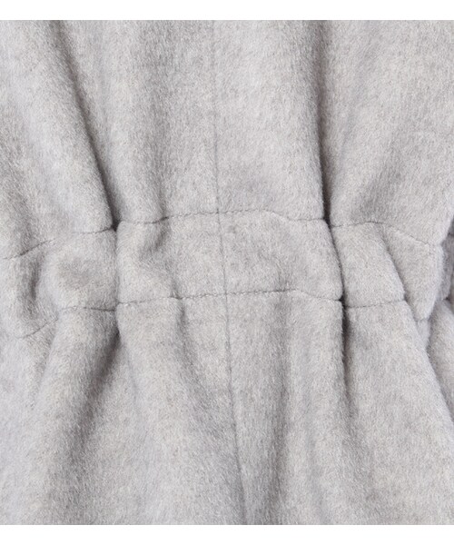 mysty woman（ミスティウーマン）の「シャギーショールフードガウンコート（ジャケット/アウター・レディース・グレー/ベージュ/ピンクベージュ/ネイビー・S/M）」の13枚目の写真