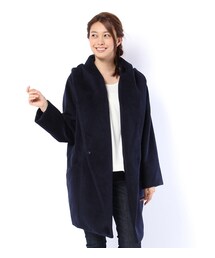 mysty woman | シャギーショールフードガウンコート(ジャケット/アウター)