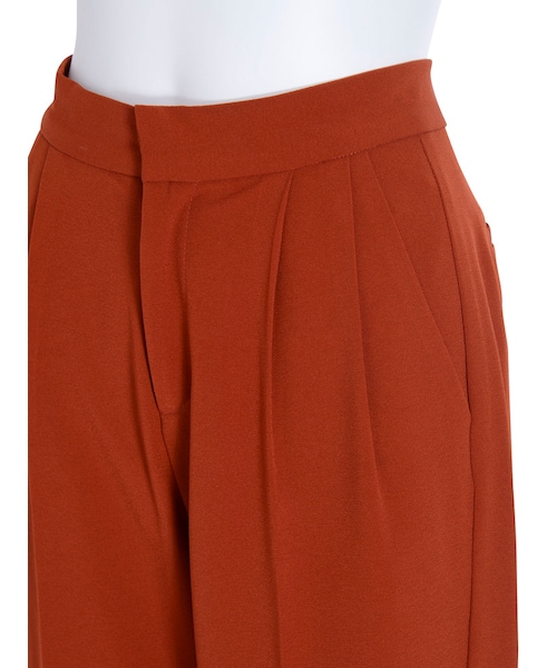 MURUA（ムルーア）の「【MODE】ロールUPワイドテーパードパンツ（パンツ・レディース・ブラック/ブラウン/キャメル）」の12枚目の写真