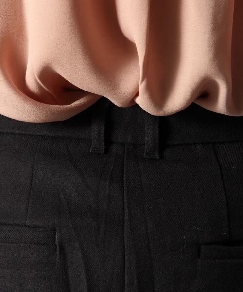 BLISS POINT（ブリスポイント）の「TRフカタックワイドパンツ（パンツ・レディース・ブラック/ブラウン/カーキ・M/L）」の10枚目の写真